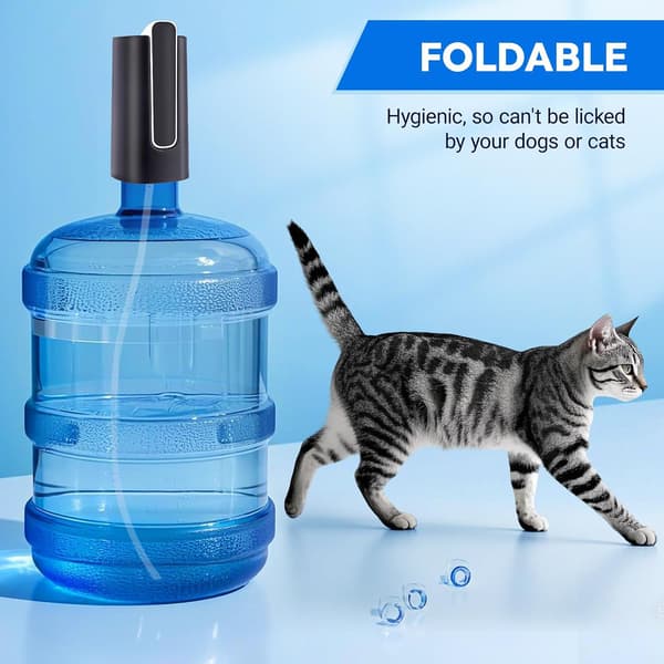 Foldable, Rechargeable, Portable, and Quiet Automatic Water Dispenser; Suitable for Camping, Travel, Home, Kitchen, and Office