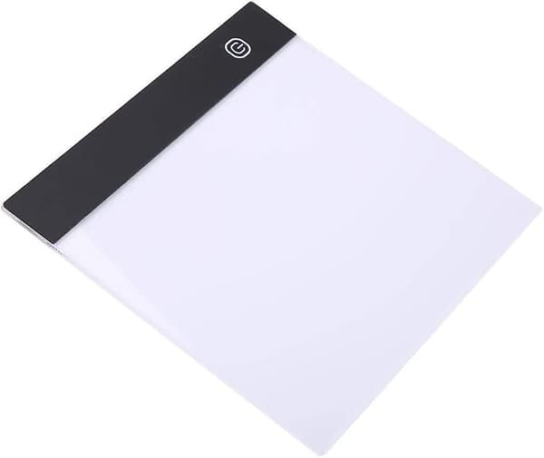 A5 LED Drawing Tablet, LED Light Pad A5 LED Light Table Ultra-thin LED Light Boxes, A5 LED Copy Board, Drawing Pad, Sketchpad, with USB Cable, for Stencil