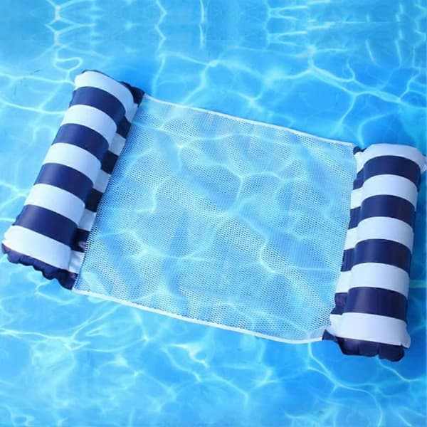 4-in-1 Hammock Inflatable Pool Float, Multi-purpose Pool Hammock Lounge Chair, Saddle Drifter Hammock Pool Chair, Portable Water Hammock