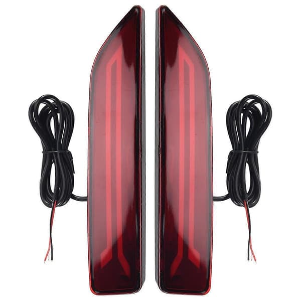 2 PCS for -V 2007 2008 2009 Multifunctional LED Rear Bumper Lamp Rear Fog Light Auto Bulb Brake Light