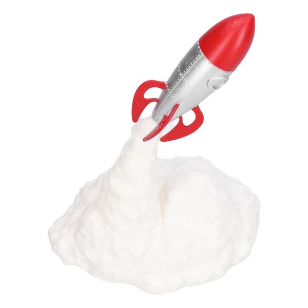 3D Printing Rocket Lamp Innovative Bedside Lamp USB Charging LED Night Light Indoor Decoration