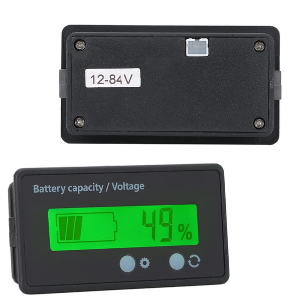 GY-6GS PCB HTN Vandtæt Batterikapacitetsmåler LCD-display 12-84V Grøn