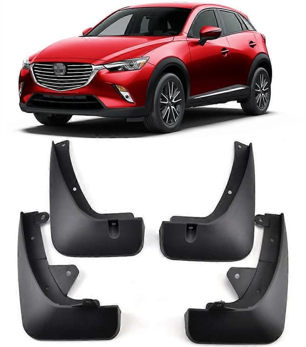 Komplet sæt stænklapper, der er kompatible med 2016-2024 Mazda CX3 CX-3 - Perfekt