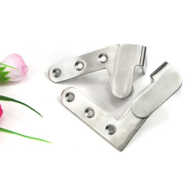 Stainless steel door, hidden hinges, heavy-duty pivot hinge Adjustable for gap axis up and down door hinge Silent operation