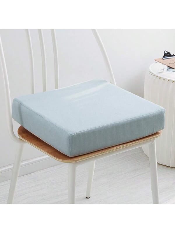 High-Density Foam Seat Cushion, 50x50x5cm Lightweight & Comfortable (Duck Egg Blue) Duck egg blue
