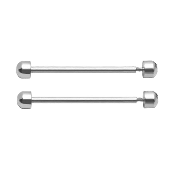 1 Par Urreimsskruer for Smartklokke Armbånd Spenne Friksjon Tube db Sølv Silver 20mm