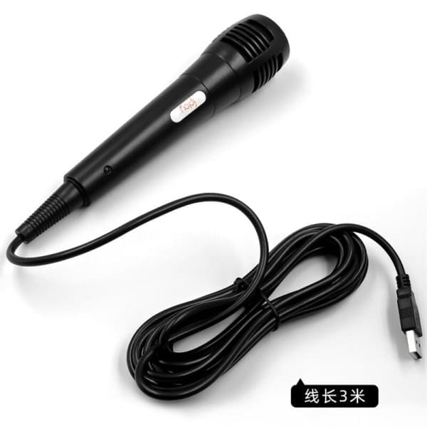 USB-kablet mikrofon Karaoke-mikrofon for Nintendo Switch Wii PS4 Xbox PC Datamaskin Kondensatoropptaksmikrofon Ultrabred