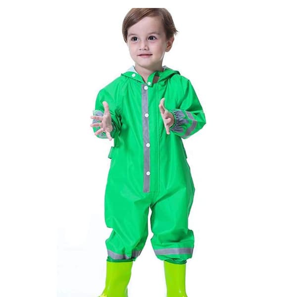 Barnregnställ Vattentätt Set Baby Unisex Vattentät Jacka G