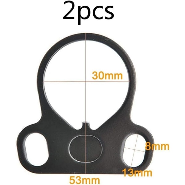 2-delad remgevärsadapter med dubbla ringar för Ar-gevär