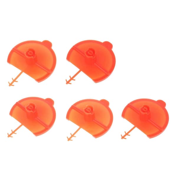 5 stk. fladt blæserdyse professionel skummende jetlim polyurethanskumdyse