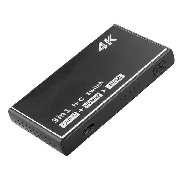 Videokytkin jakaja HDMI-signaalin sovitinmuunnin Windowsille/MACille