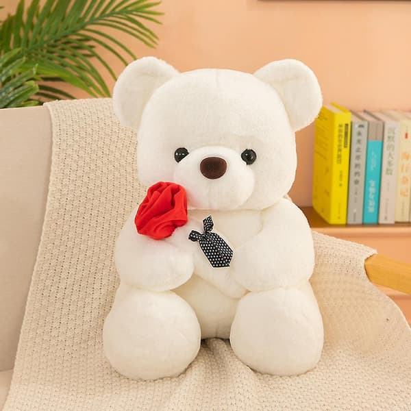 Unique Patterned Bear, Filled with PP Cotton, Collectible, Creative Design, Handmade Quality, Perfect for Display, Perfect for Cuddling, Birthday Gift