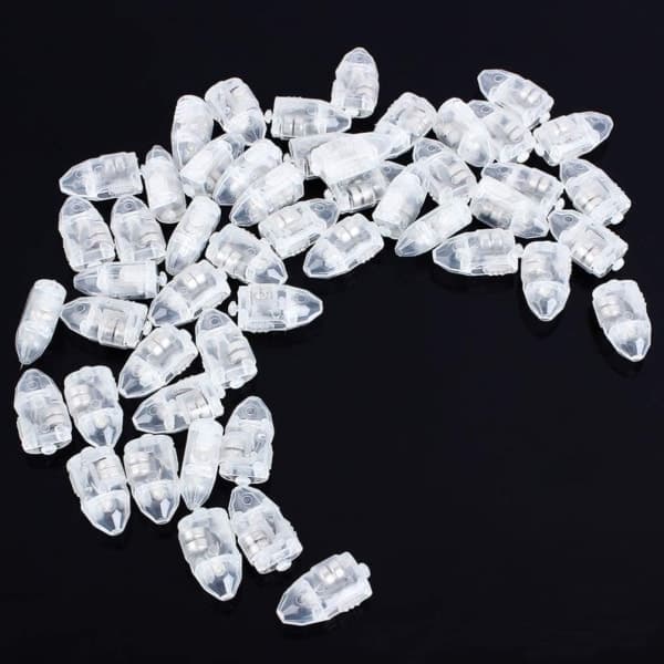 30 LED-ljusbollar för papperslyktor grön (1,4x3,3x1,2 cm)