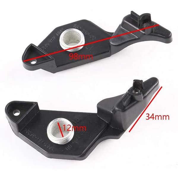 2 pcs Headlight Repair Brackets Clips for X5 E60 E61 2003-2010 63126941478 63126942478