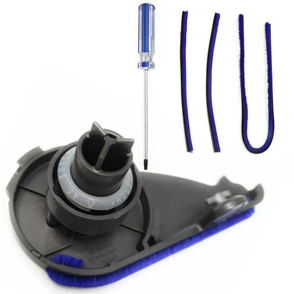 End Cap for Roller Brush, Soft Plush Strip for V6 V7 V8 V10 Vacuum Cleaner, Side Nozzle Replacement Parts