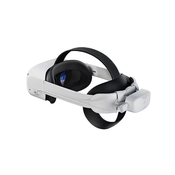 Batteridrevet hodestropplader for Quest 2, justerbar elitestropp, hurtiglading for VR-tilbehør