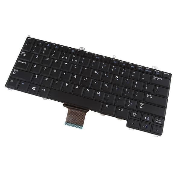 Tangentbord för bärbar dator med liten Enter-tangent för Dell Latitude 12 7000 E7240