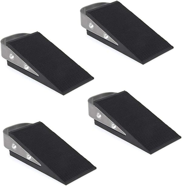 Dørstopper, 4-pak gummi dørstopper opgradering dørstopper, fo