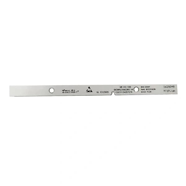Køleskab LED Lysstrimmel Erstatning ABS Lysplade til Hisense Ronshen BCD630WT 1629348 1529227 16cm
