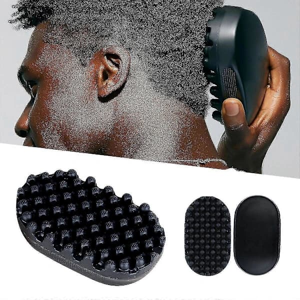 Silikone Hårbørste til Krøller, Twist Curl Kam til Afro Krøller, Krøllebørste til Afrohår, Vaskbar og Holdbar