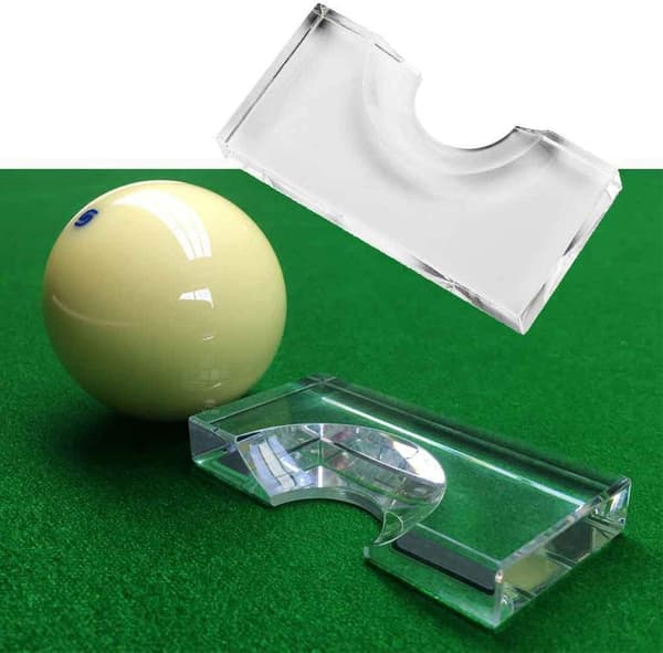 57 mm Billardkugle Positionsmarkør, Transparent Positionsmarkør