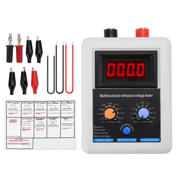 0V-3500V IGBT Spændingskapacitet Transistor Tester Diode MOS Triode LED Spændingskapacitet til MOV Tester Rød