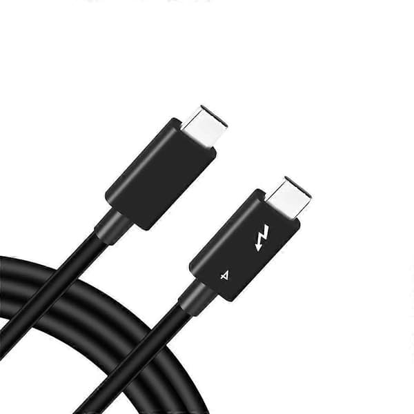 40 Gbps Thunderbolt 4-kabel 0,7 m – 100 W PD, 5K/4K-skjermstøtte, USB-C Gen 2