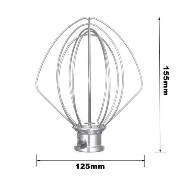 Visp - KitchenAid - Sähkövatkaimen pallopää monipuolinen Pr K45WW 9704329