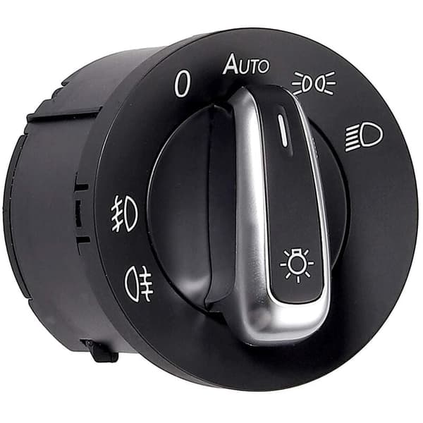 Headlight Switch 5ND941431B, 10-Pin Main Light Switch for VW: Golf, Eos, Scirocco, Tiguan, Touran, Caddy, Passat