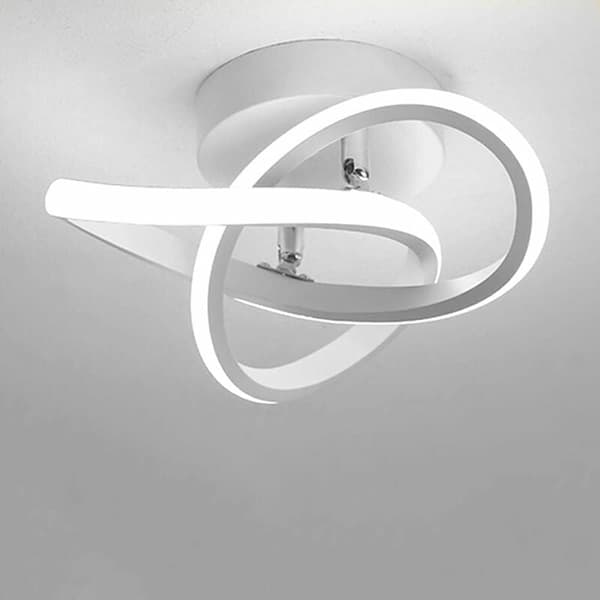 Modern LED Ceiling Light, 22W Aluminum and Acrylic Ceiling Lamp, Flower-shaped LED Ceiling Light for Bedroom Kitchen Corridor Dining Room Balcony [Energy Class E]