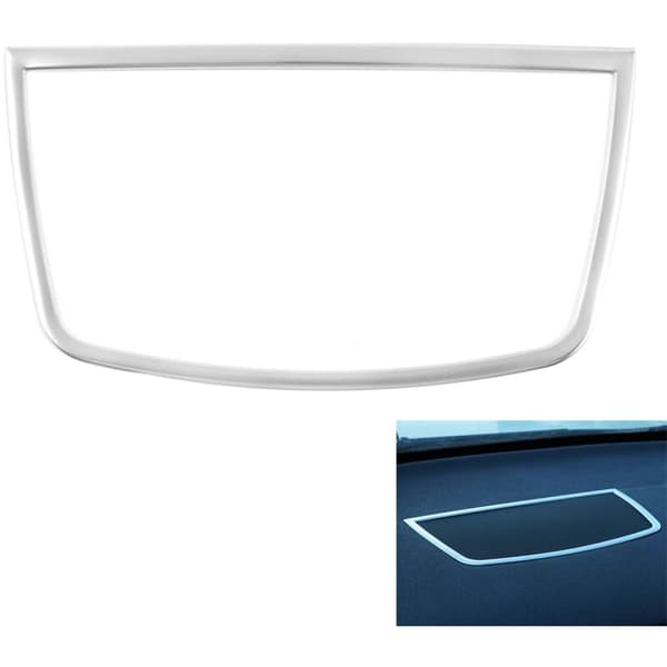 Car Stainless Steel Dashboard Center Console Speaker Frame Trim Decoration for X5 E70 2008-2013
