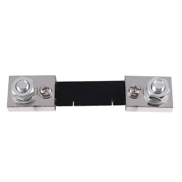 FL-2 DC 100A 75mV Current Shunt Resistor for Ampere Panel Meter Black