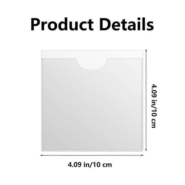 Parking Permit Holder for Car Windshield Parking Stickers Clear Adhesive 3 3