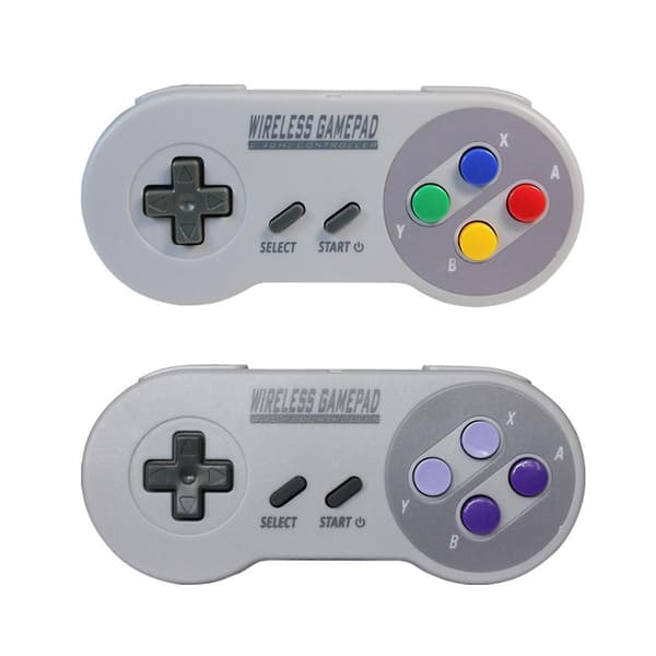 Trådløs Gamepad Joystick 2.4G kompatibel med SNES Mini PC Windows NS Switch