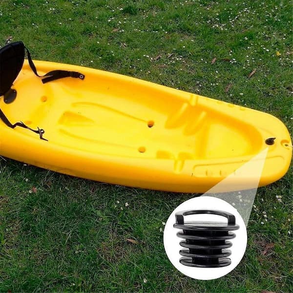 4 stk. dreneringsplugger, båtdreneringsplugger med trekkerring, dreneringsstopper, hullforseglingsplugg for båt