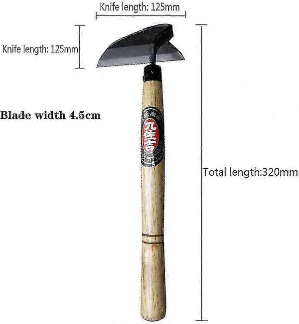 Garden Tool - Hand Hoe/Sickle is perfect for weeding and cultivation