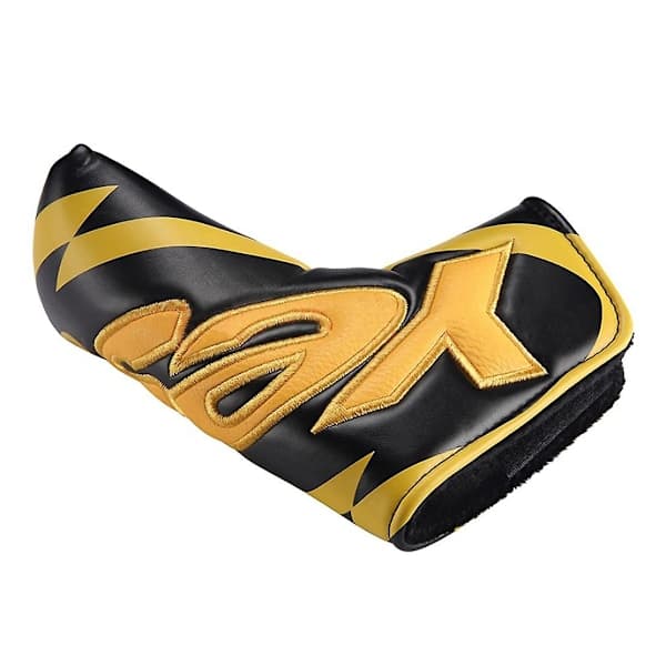 Golf Club Blade Putter Cover Headcover With PU Leather Closure, Yes Patterned Golf Accessories