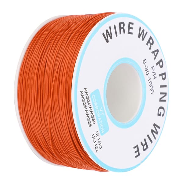 Winding Cable Circuit Board Flying Cable Copper Single Core Line Electronic Connection Cable Orange