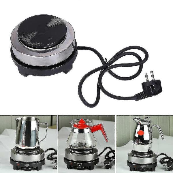 220v 500w Elektrisk Mini Kokeplate Multifunksjonell Matlaging Kaffevarmere Ny
