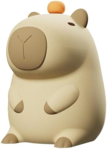 Capybara Silicone Night Light Rechargeable Dimmable Indoor Atmosphere Decoration Timer Sleep Companion Table Decoration