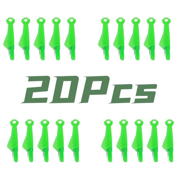 Needle Threader 20 pcs Green for Hand Sewing & Quilting with Sewing Machine