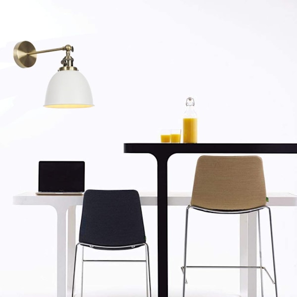 Moderne taklampe halvcirkel mini med hvit metallskjerm