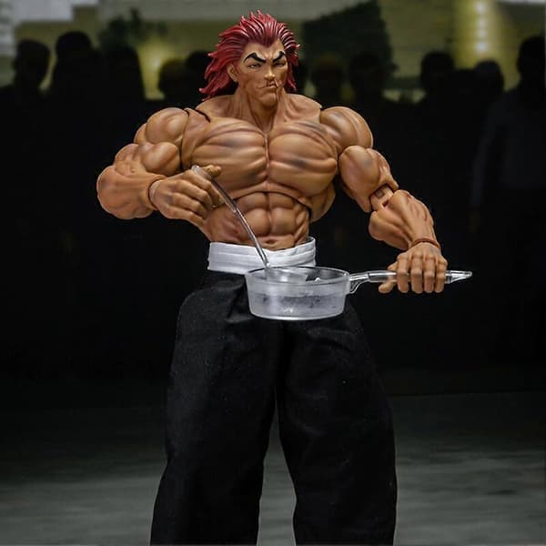 Hanma Yujiro Actionfigur 7,48 tommer Baki Anime Samlerobjekt med bevægelige led til udstilling