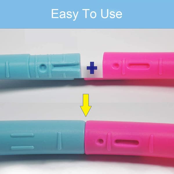 Fun Entertainment, Detachable Design, Exercise Weighted Hula Hoop, Burn Calories in a Fun Way, Suitable for Beginners