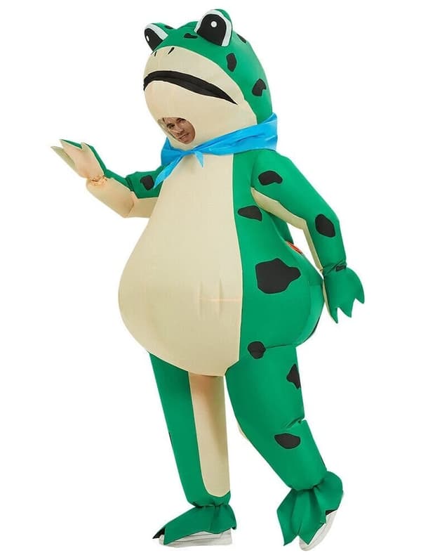 Funny Inflatable Frog Costume, Inflatable Cosplay Costume for Adults/Birthdays.