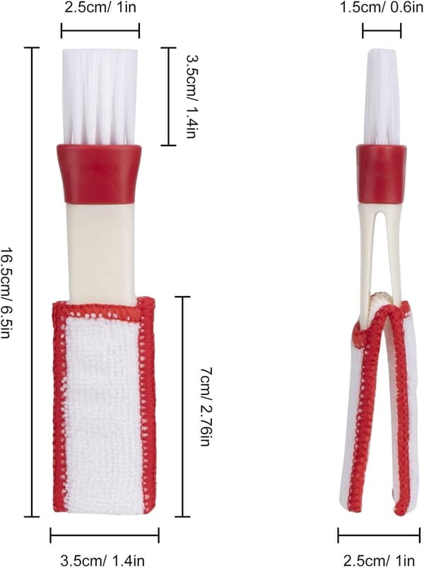 Car Vent Cleaning Brush Microfiber Cleaner for Window Blinds Air