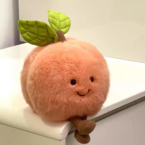 Sommerudsalg Amuseable Peach Plysdyr Helt Ny Sjælden-4