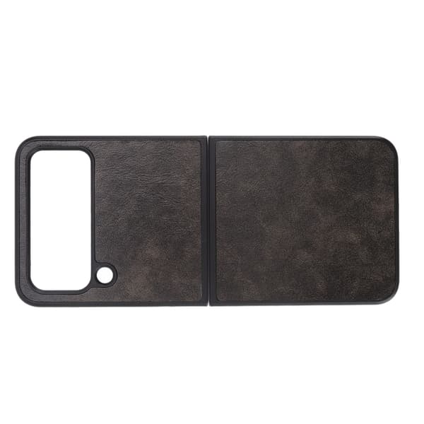 Foldable Screen Mobile Phone Case Leather Foldable Screen Phone Cover Protection for Samsung Galaxy Z FLIP 4 Camouflage Green