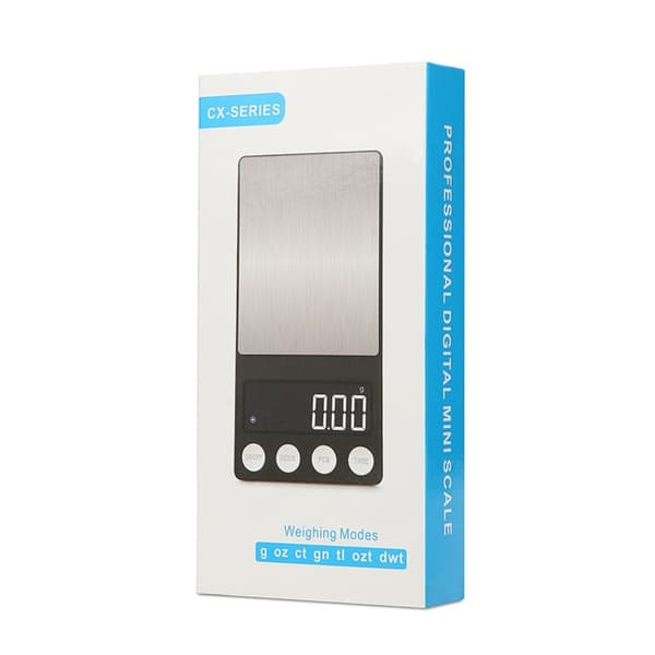 Jewelry Scale 50g/0.001g for Valuation and Analysis - Portable Battery-Powered Pocket Scale with Multi-Unit g/oz/ozt/dwt/ct/gn, Compact Silver