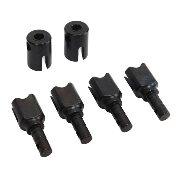 4 stk RC Diff Outdrive Stål RC Differensial Drivkopp med Drivakselleddkobling for ARRMA 1/7 1/8 Biler Svart